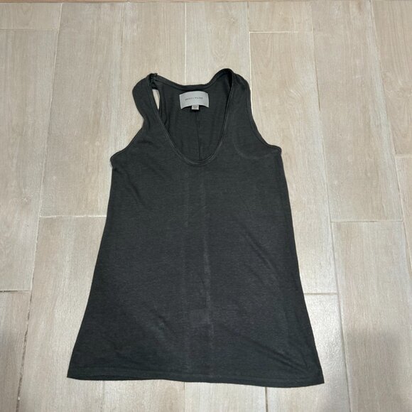 Womens Brochu Walker Green Sleeveless Linen Viscose Tank Top XS - Picture 1 of 6
